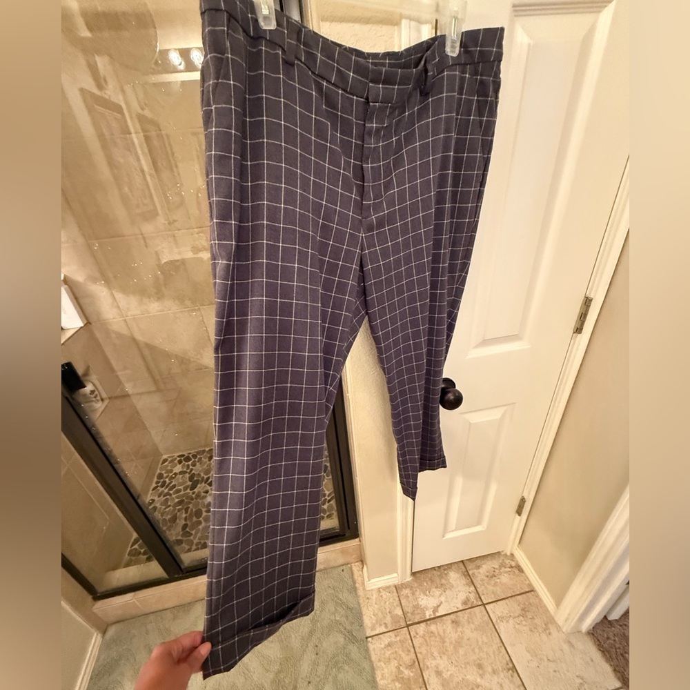 Banana Republic Factory Hayden Pants Sz 14 Blue/Grey